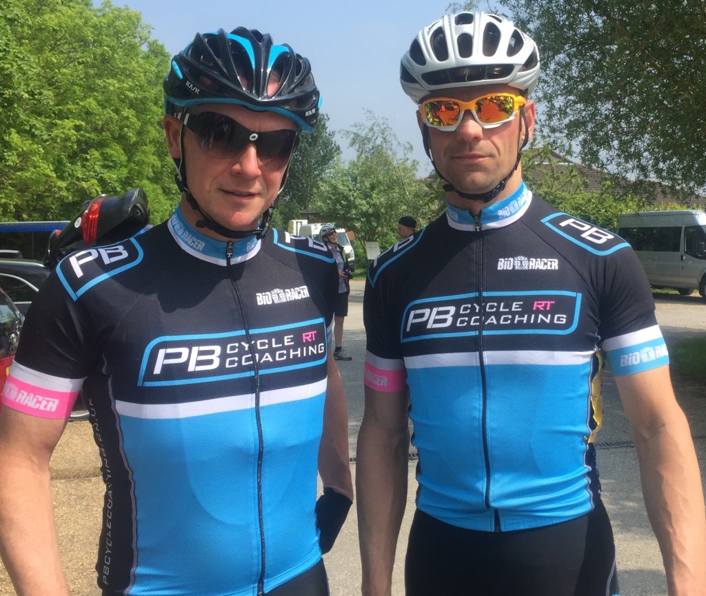 National Masters' Road Race 2016 Barny and Lee before